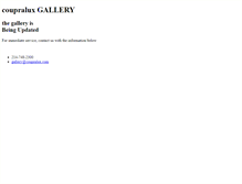 Tablet Screenshot of gallery.coupralux.com